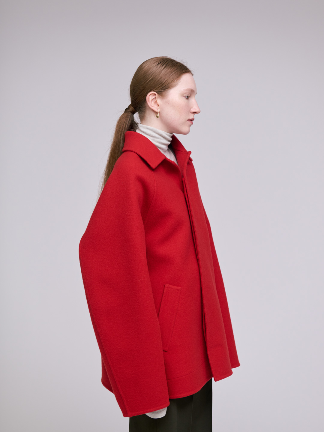 POSTELEGANT(ポステレガント) | ウールリバーラグランショートコート