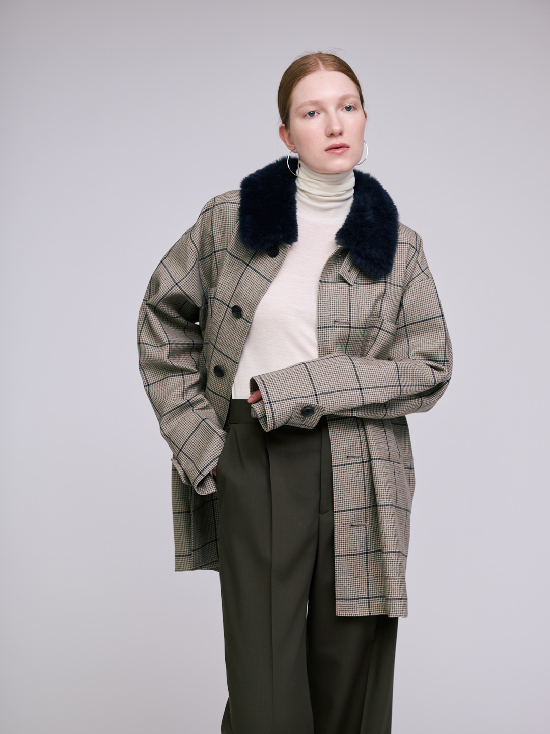 【未使用✨】POSTELEGANT ポステレガント　ジャケット　2020AW POSTELEGANT(ポステレガント) | ウールブルゾン - マルチカラー