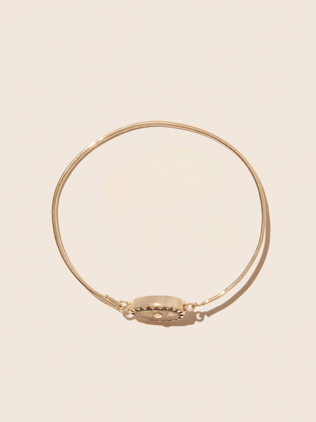 Orso Bangle Labradorite - Yellow Gold