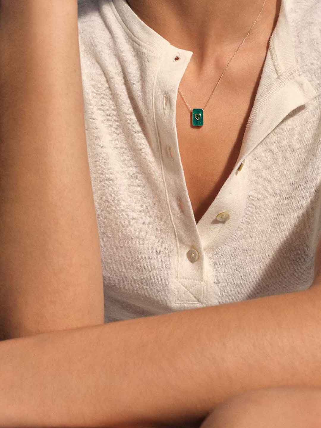 Jasmine Necklace Diamond - Yellow Gold