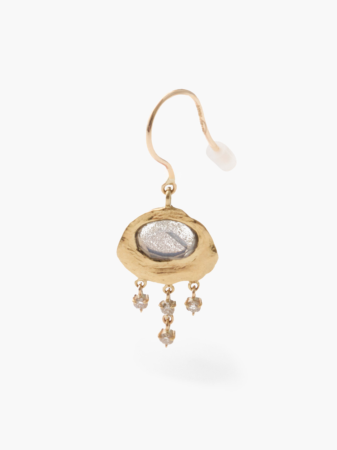 Marla No.2 Piered Earring - Yellow Gold