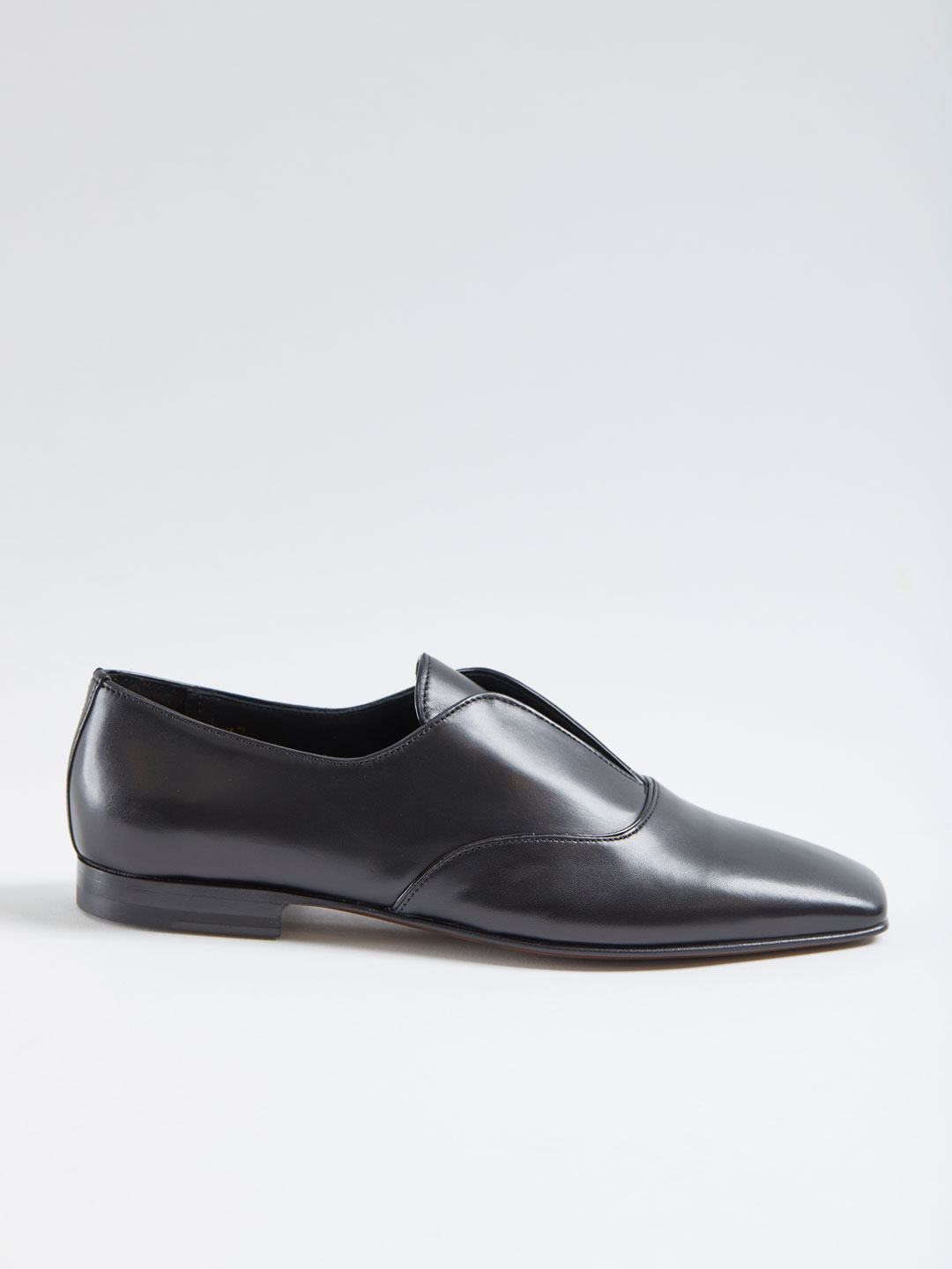 Corsair Leather Flat Shoes - Black