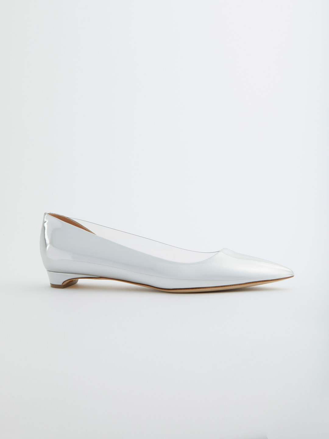 Geminy Flat Pumps - Silver
