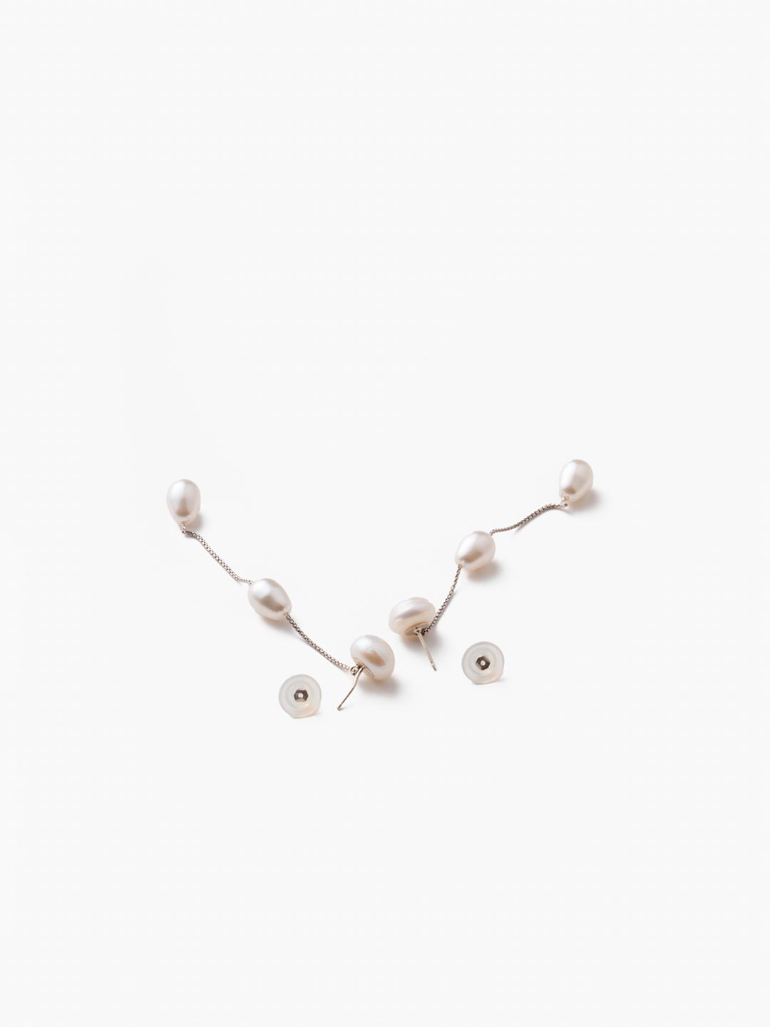 【クロエ】スネーク フェイク パール ドロップ ピアス Chloe】スネーク フェイクパール ドロップイヤリング