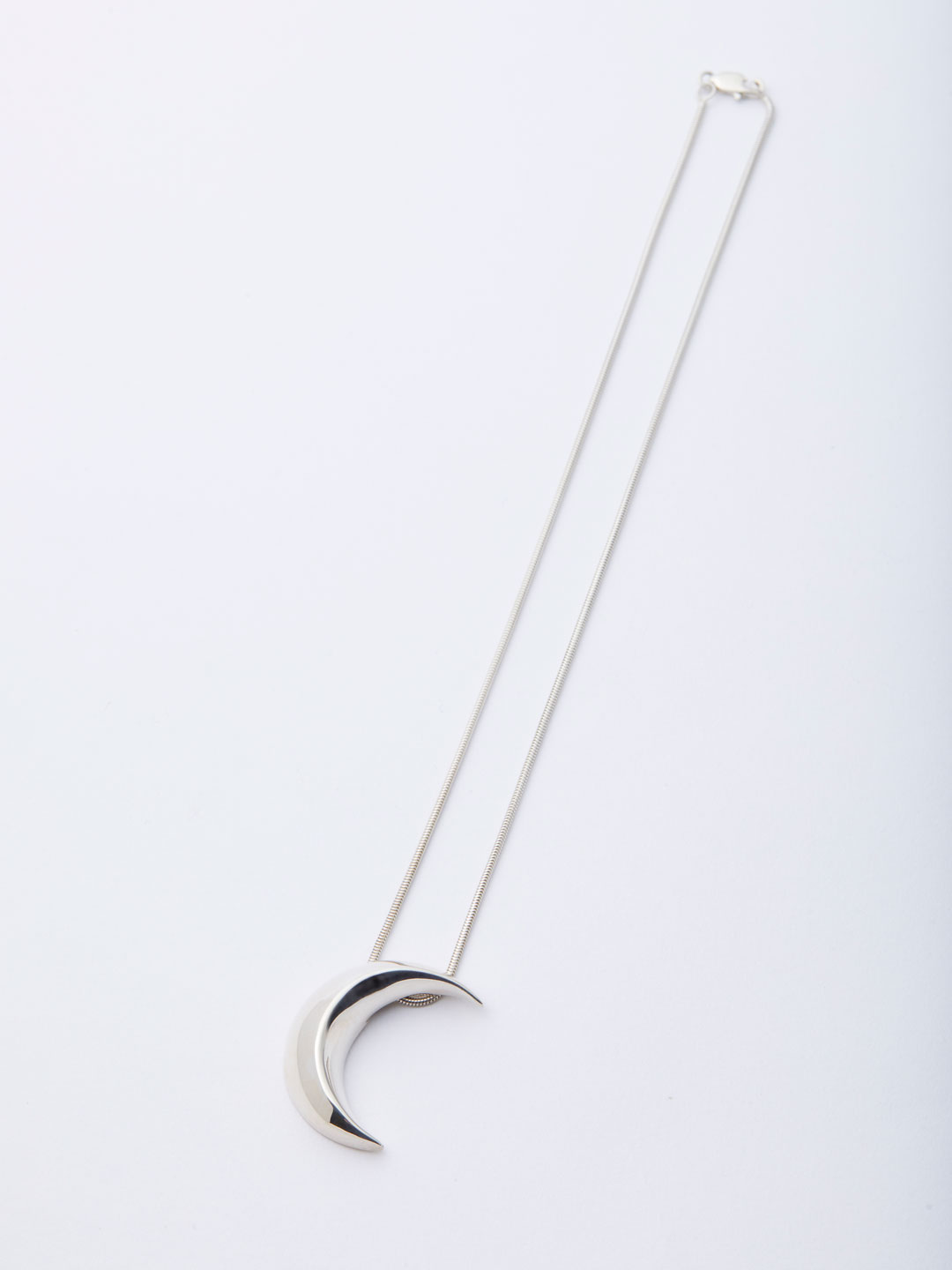 Moon Necklace - Silver