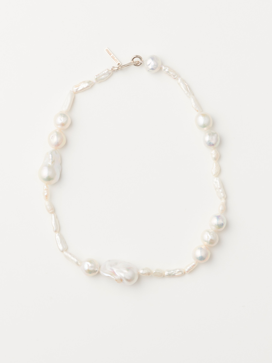 Assemblage Pearl Necklace - Silver