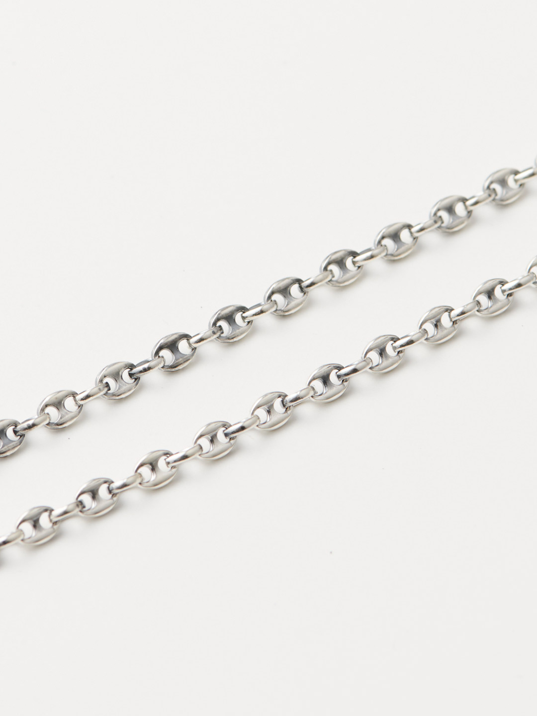 Pearl Tear Necklace 55cm - Silver