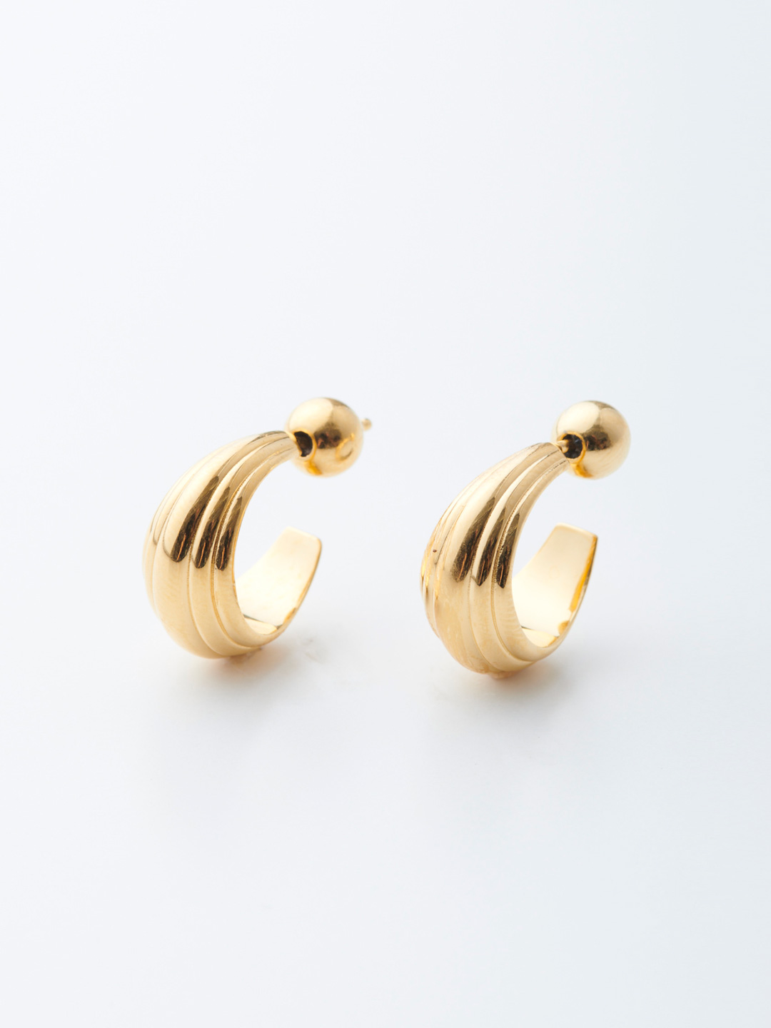 Small Blondeau Hoops - Gold