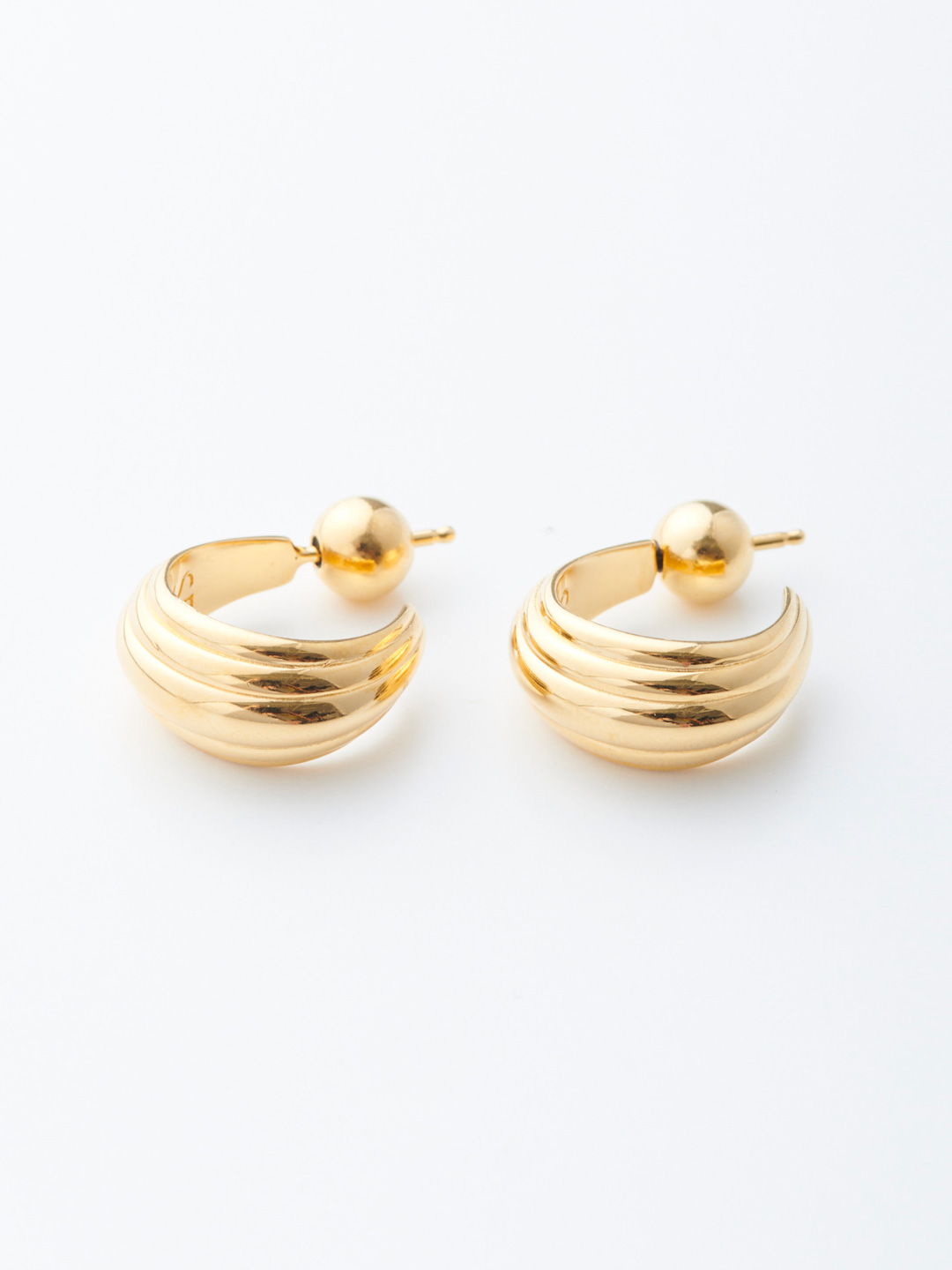 Small Blondeau Hoops - Gold