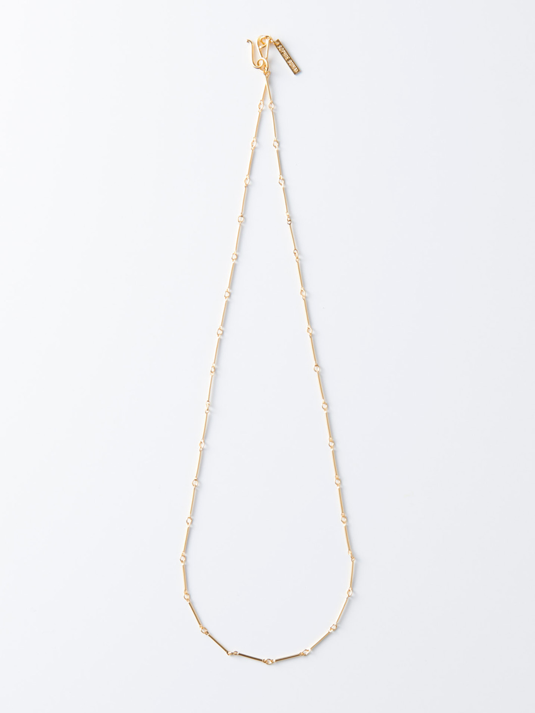 Bar Chain Necklace / 50cm - Gold