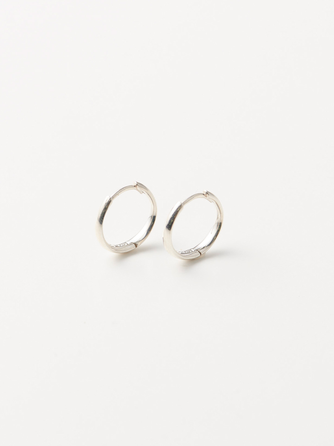 Small Intrinsic Hoops - Silver