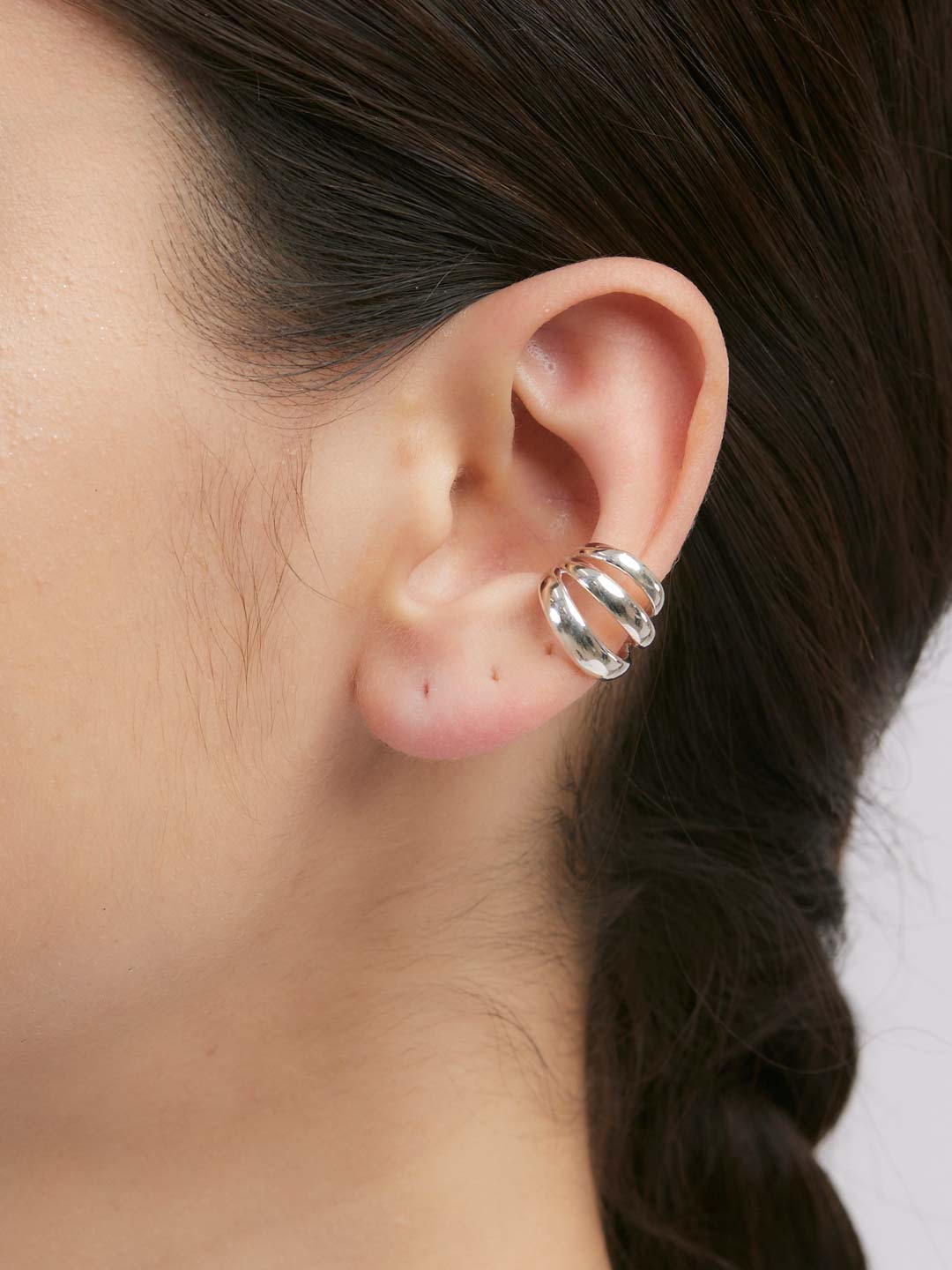 Triple Ear Cuff - Silver