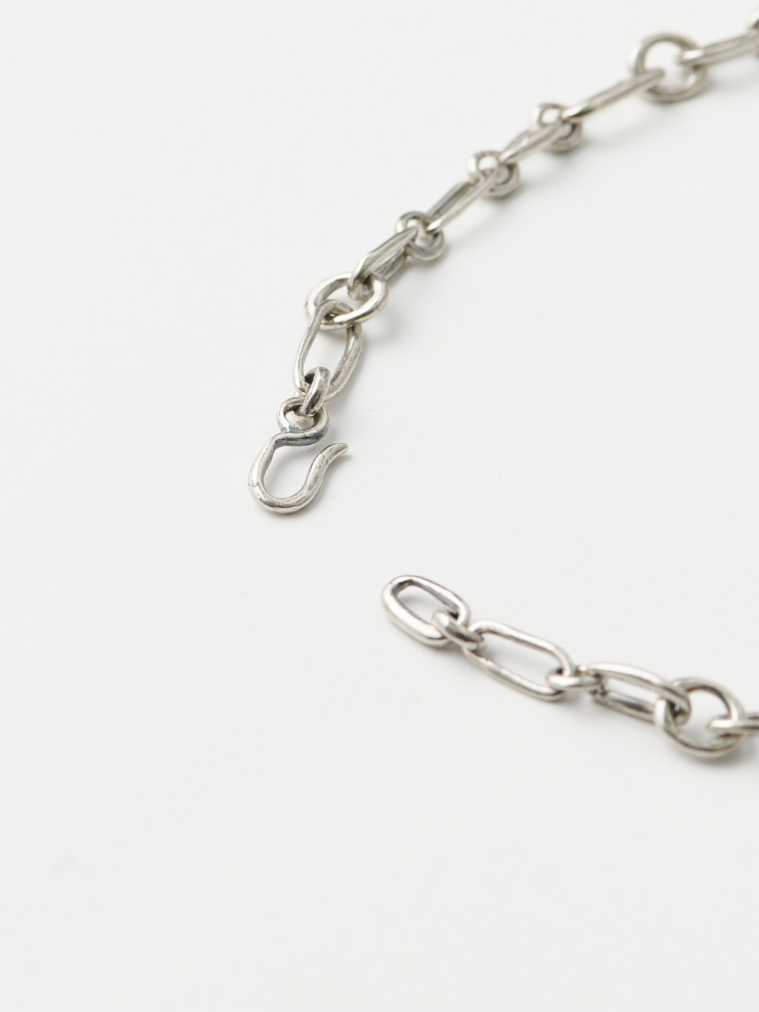 Grecian Chain Necklace - Silver