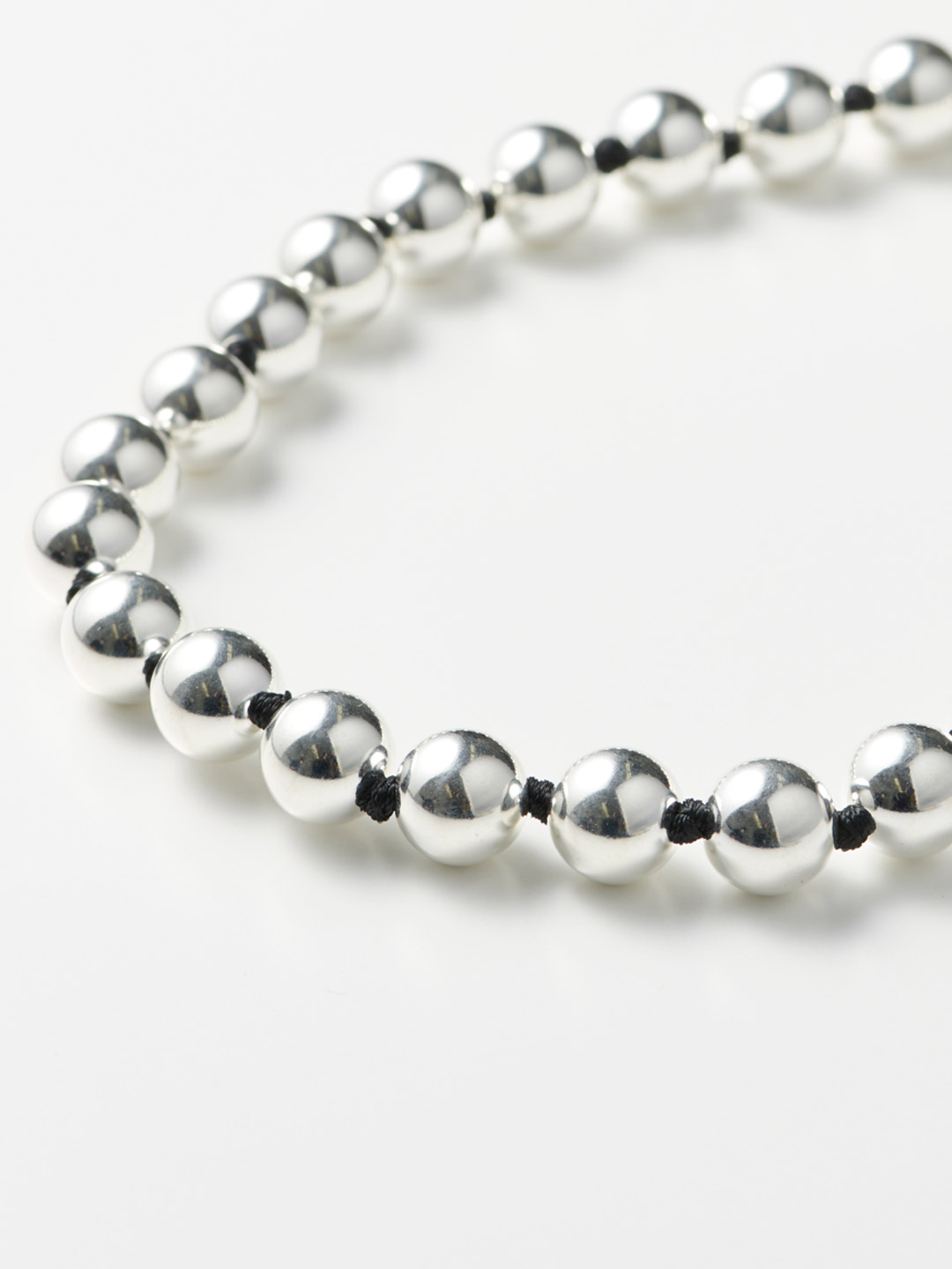 Orb Collar Necklace - Silver