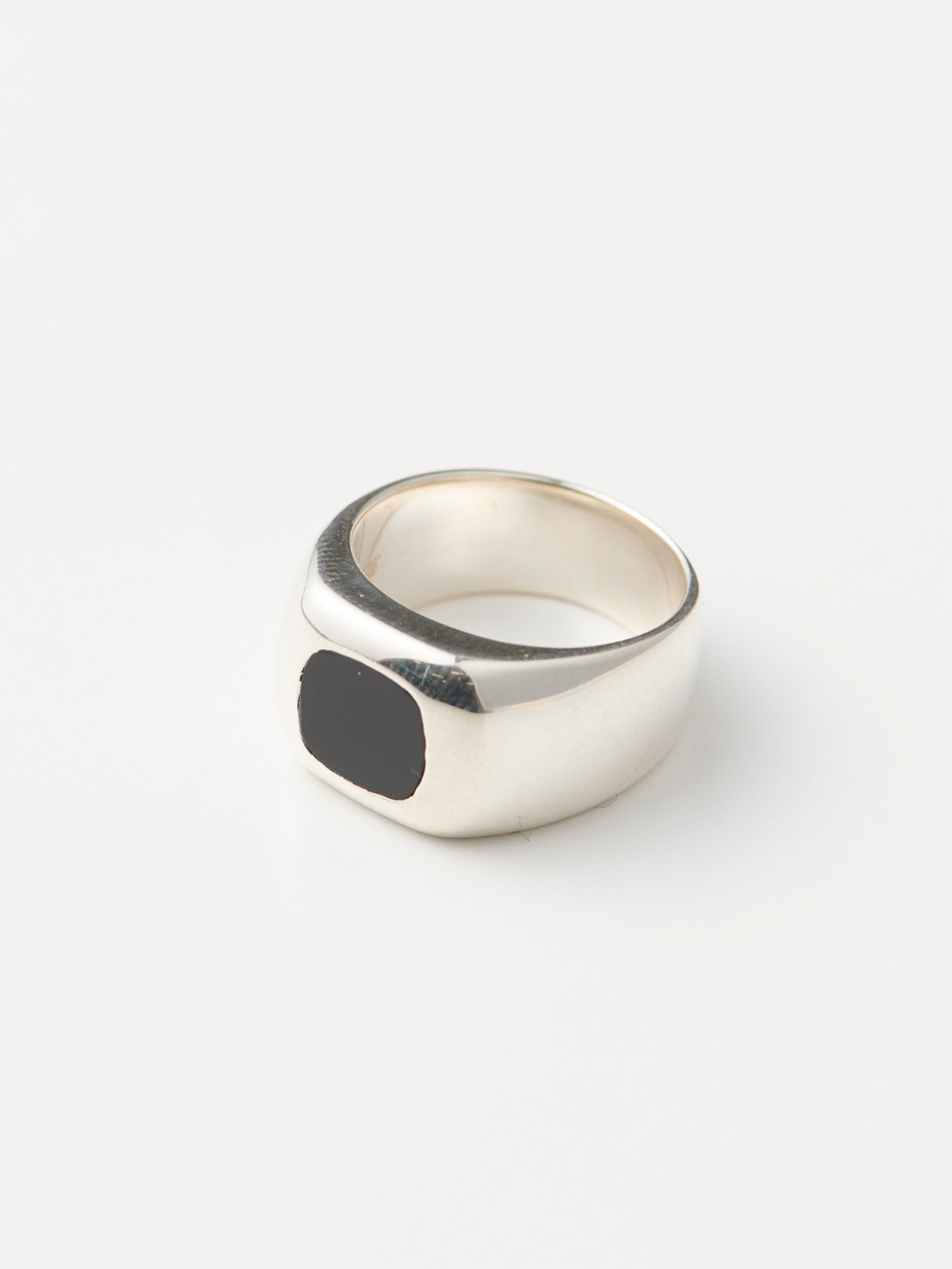 Godfather Onyx Ring - Silver