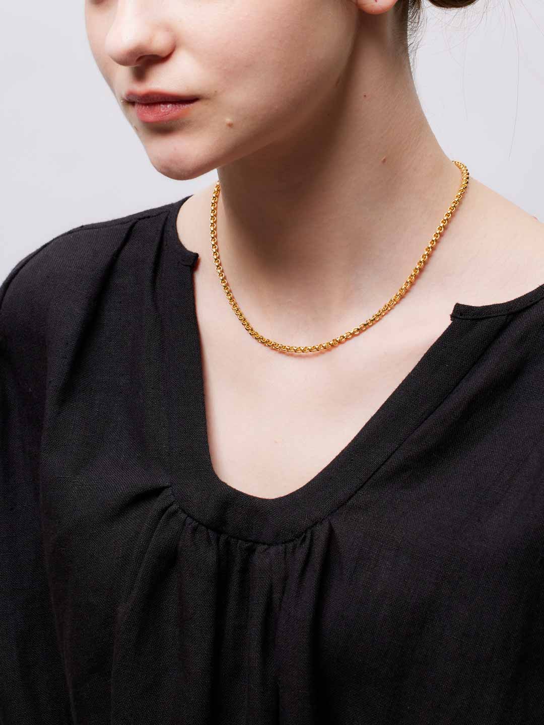 Suzanne Chain Necklace - Gold