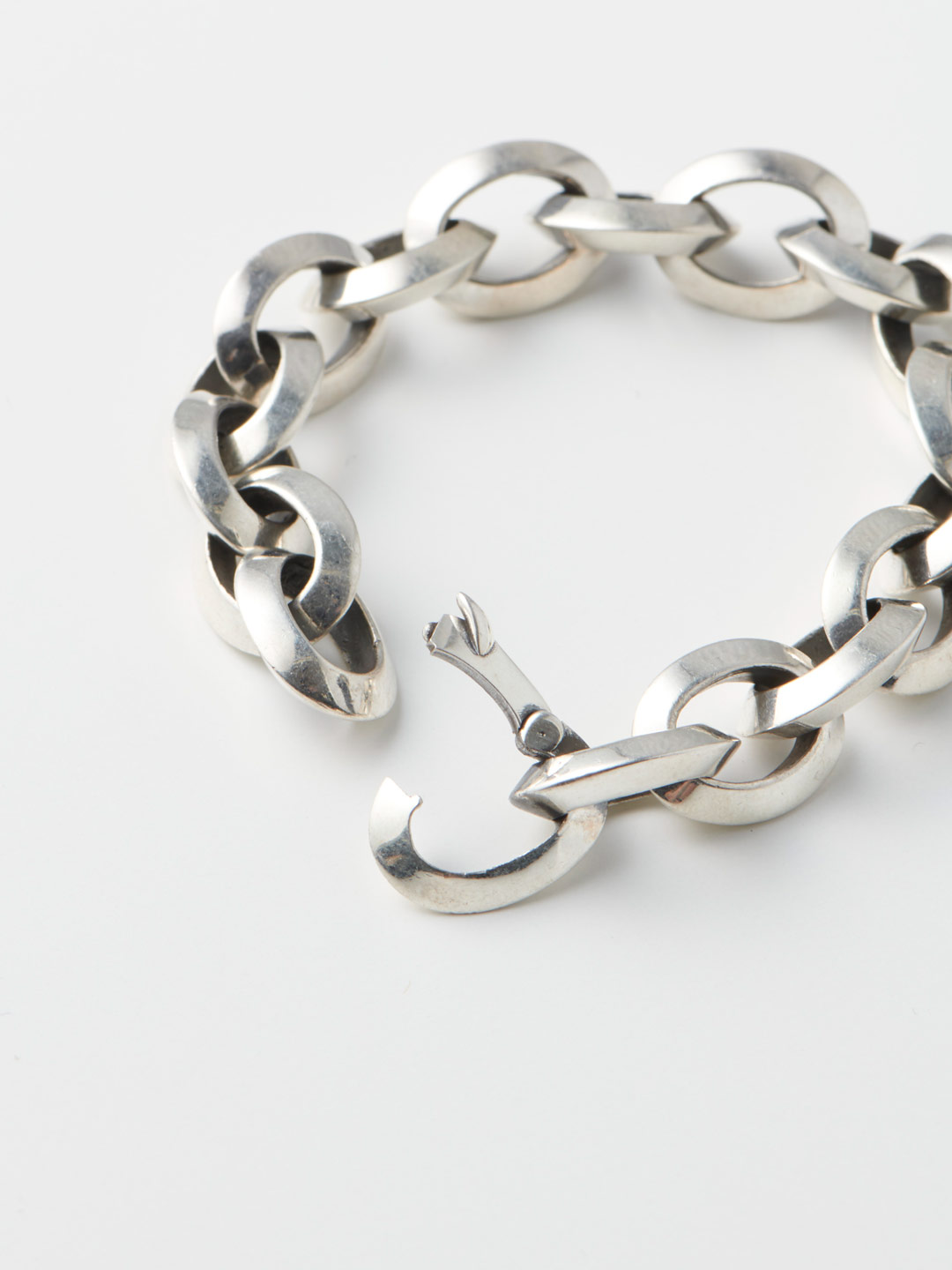 Ridge Chain Bracelet - Silver