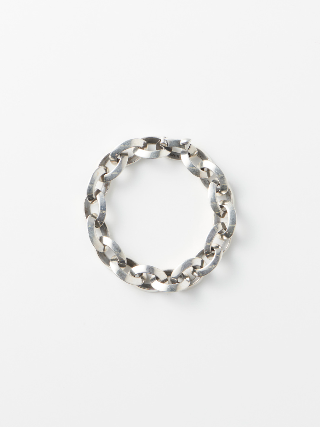 Ridge Chain Bracelet - Silver