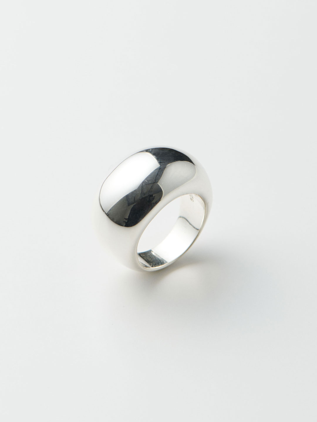 Large Donut Ring - Silver