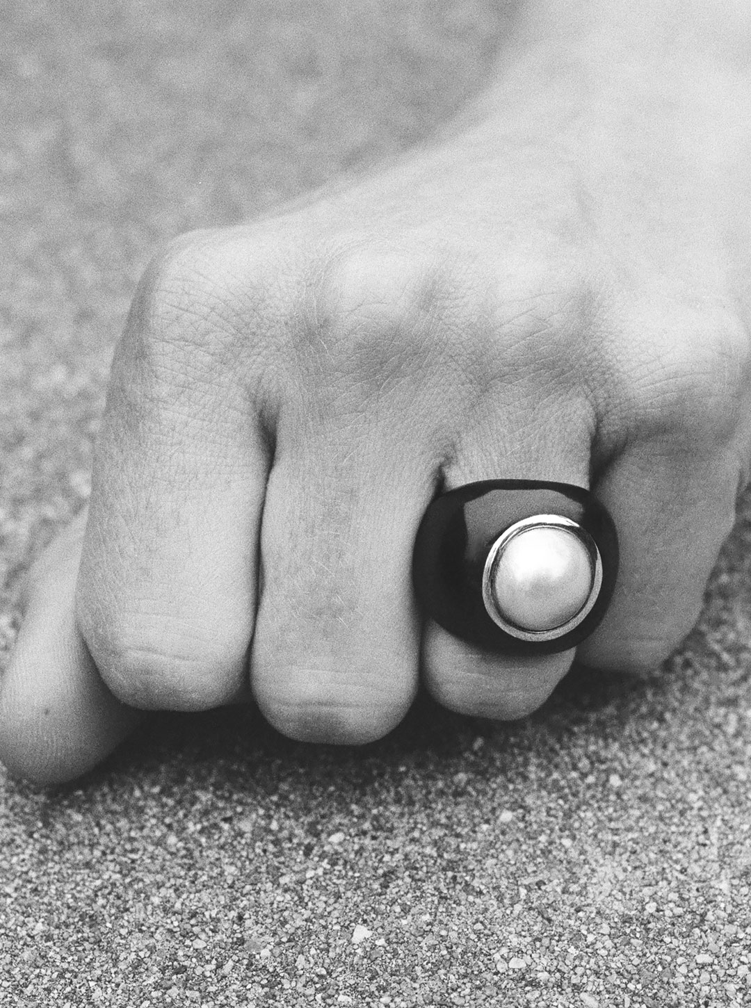 SOPHIE BUHAI(ソフィー ブハイ) | パール ムーン リング - ゴールド