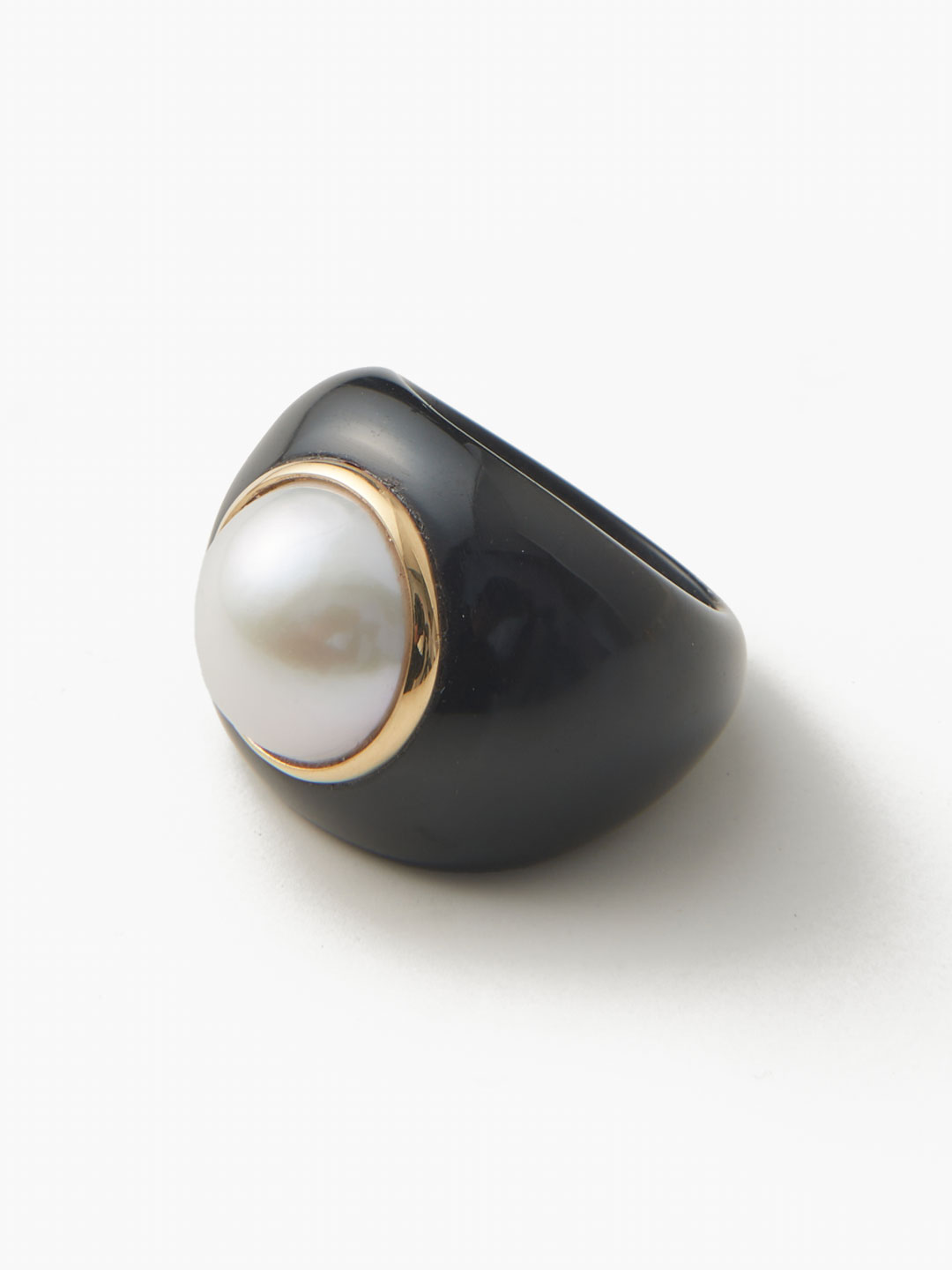 SOPHIE BUHAI(ソフィー ブハイ) | パール ムーン リング - ゴールド