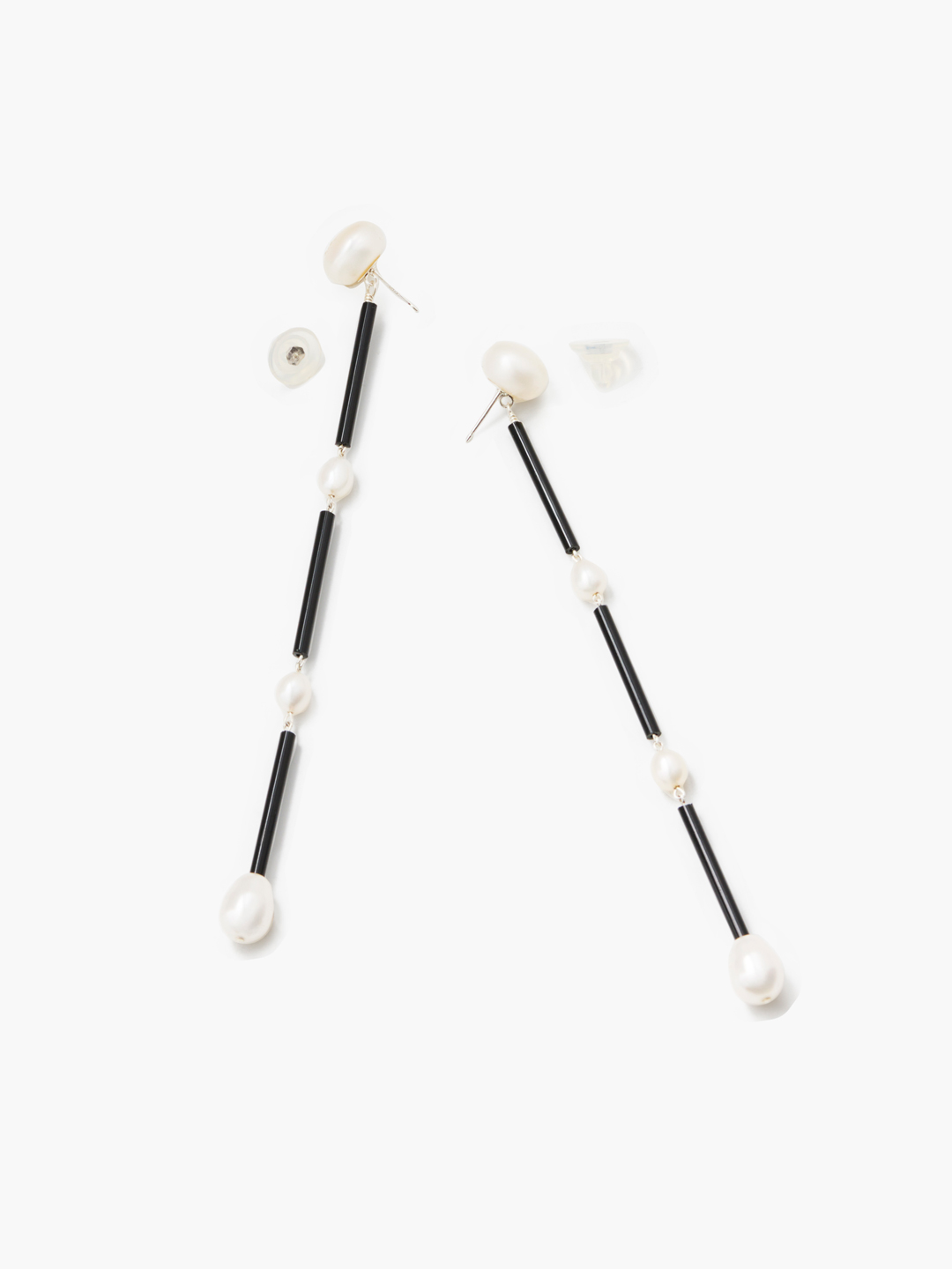 Large Osiris Earrings - Silver