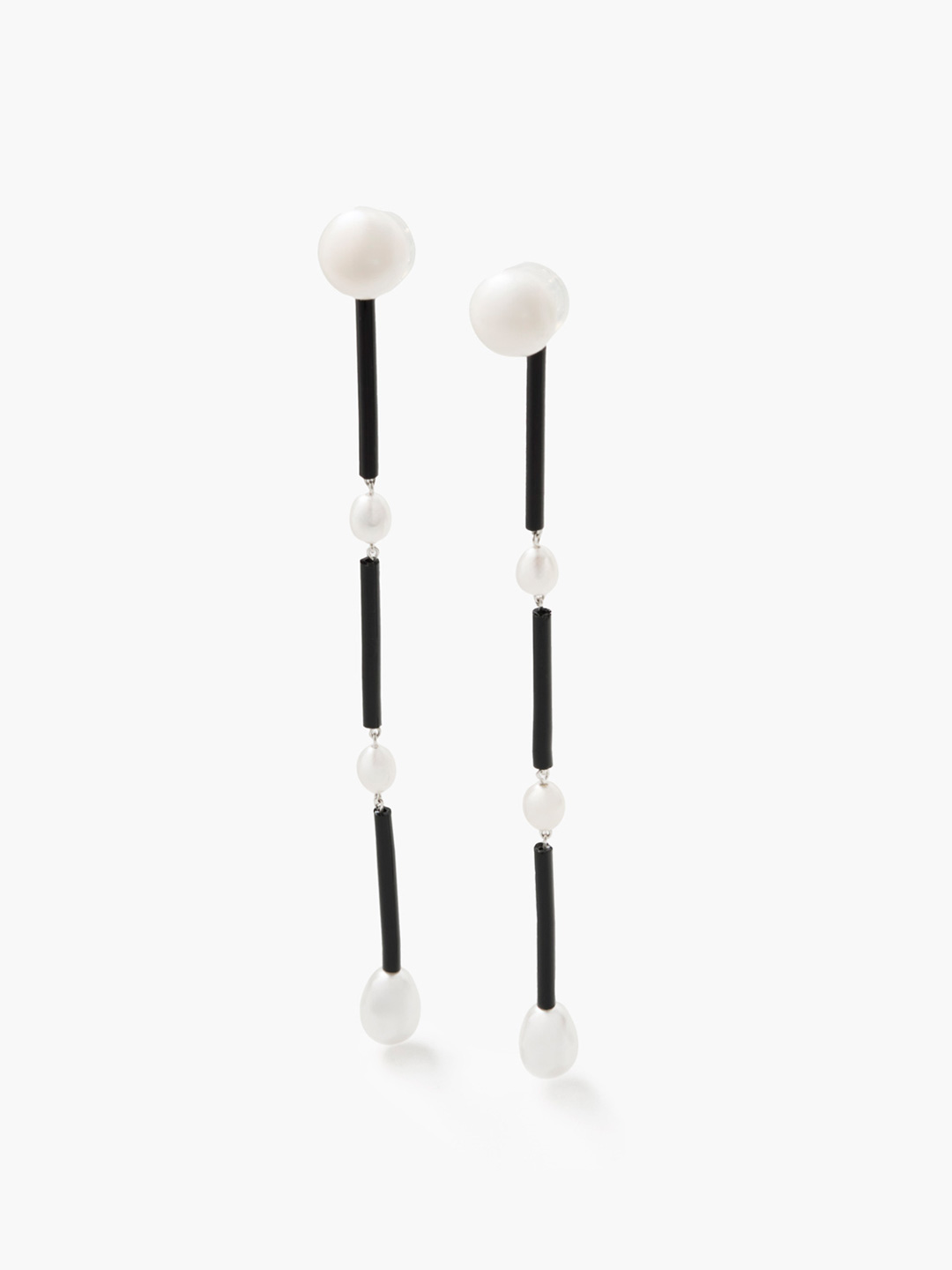Large Osiris Earrings - Silver