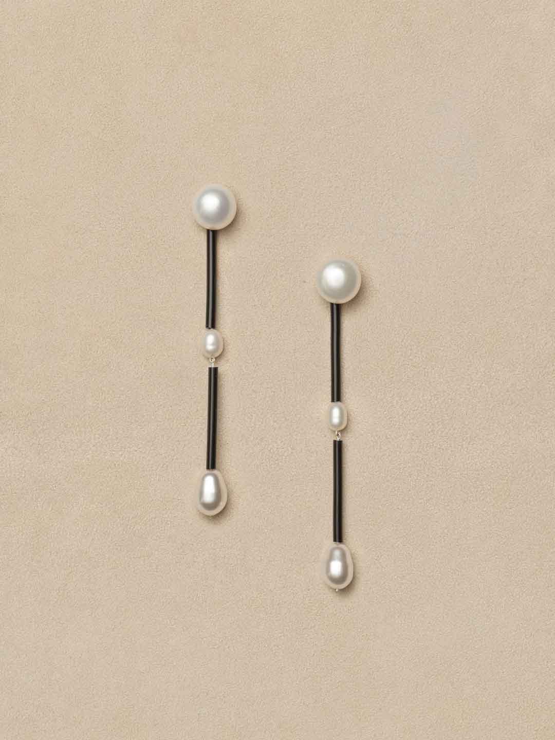 Medium Osiris Earrings - Silver