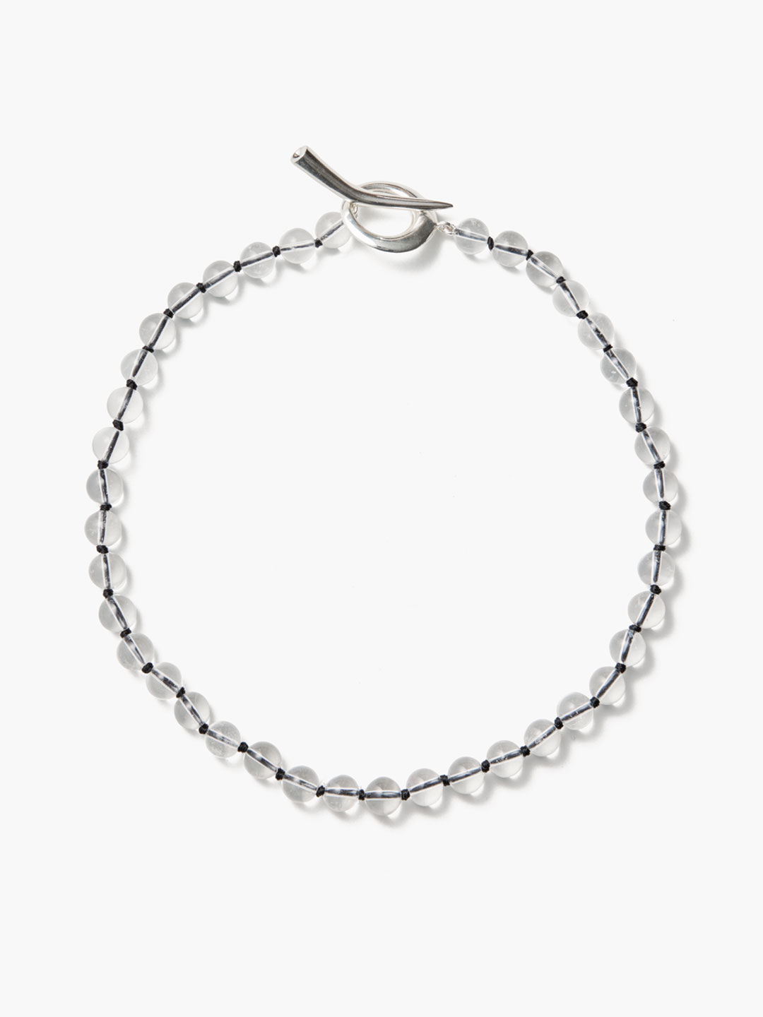 Petit Boule Collar Quartz  - Silver