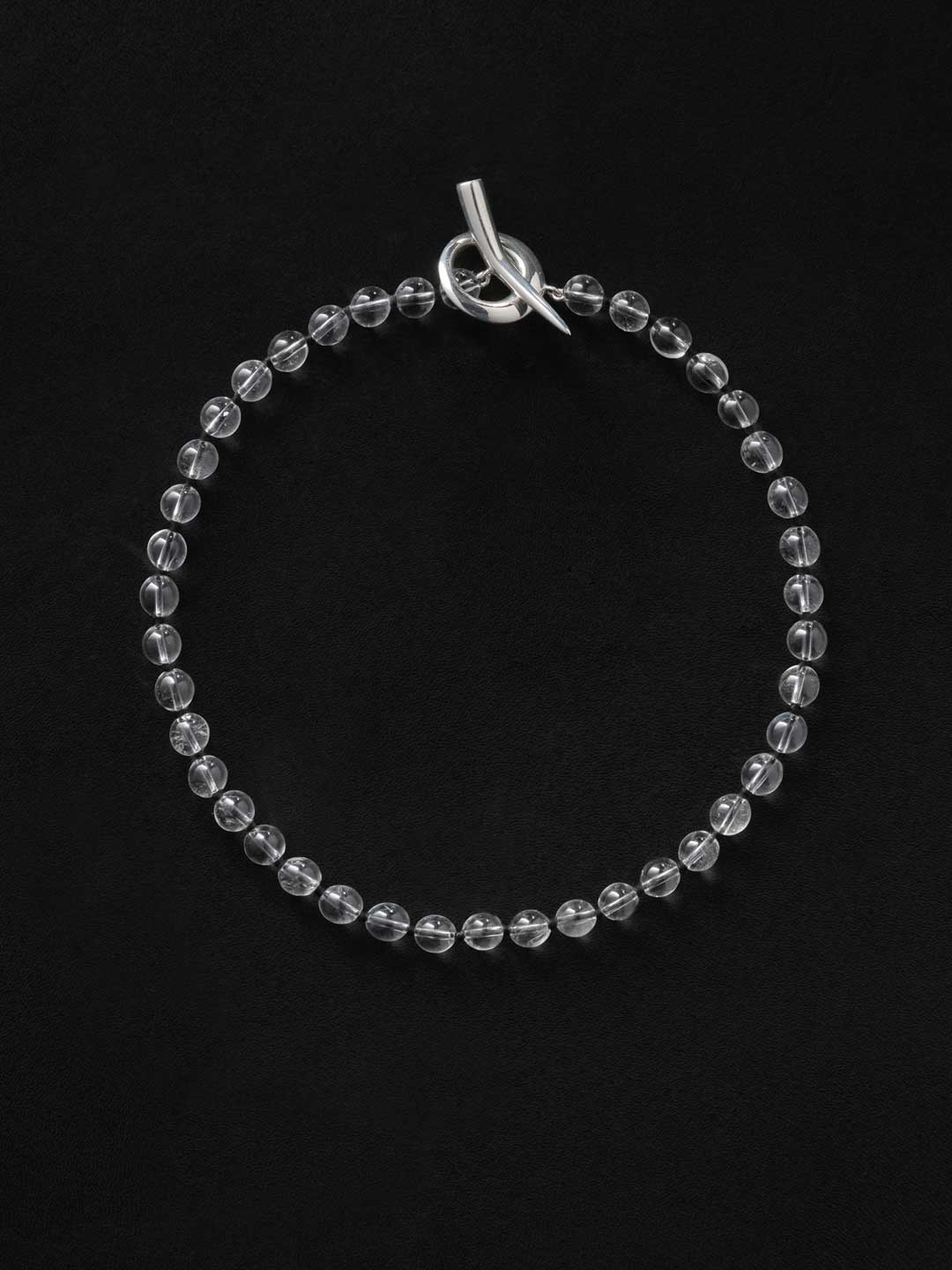 Petit Boule Collar Quartz  - Silver