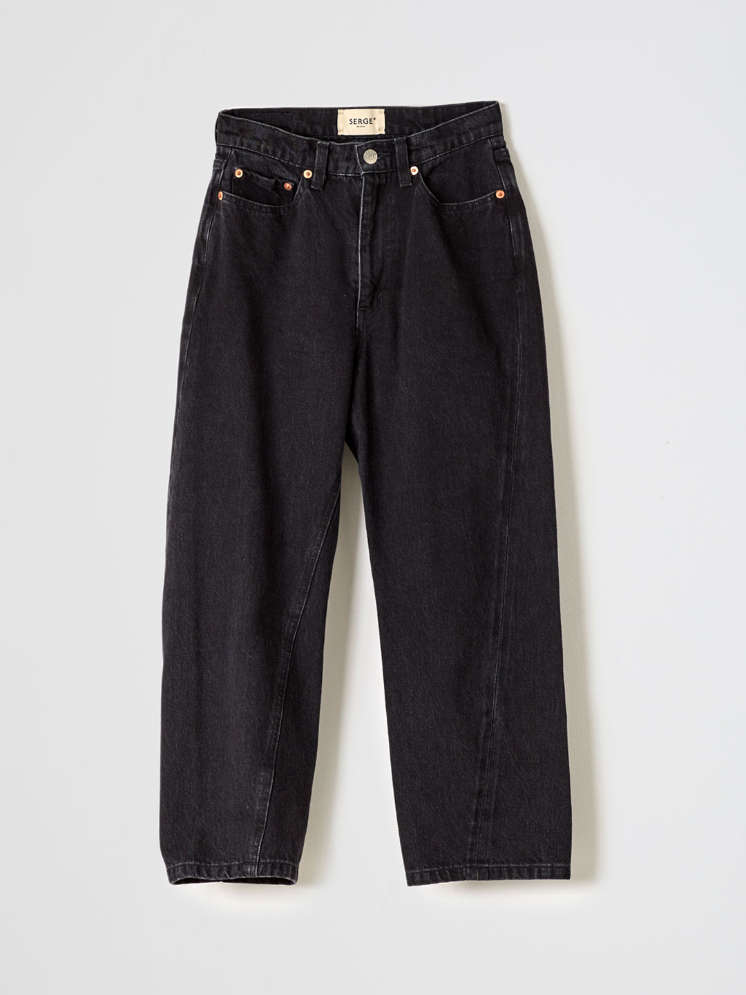 SERGE dodo bleu CROPPED PANTS - Black