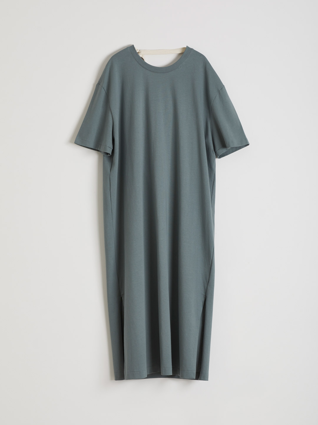 Back Draped Dress - Light Green