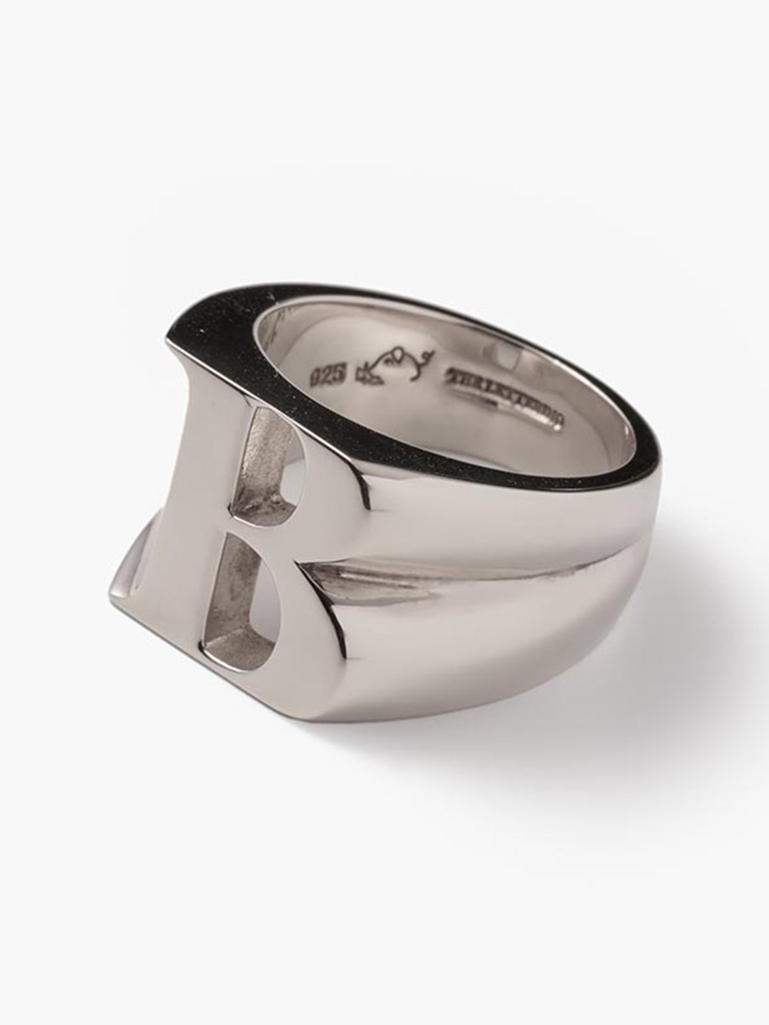 THE LETTERING | アルファベット リング B - シルバー | ESCAPERS