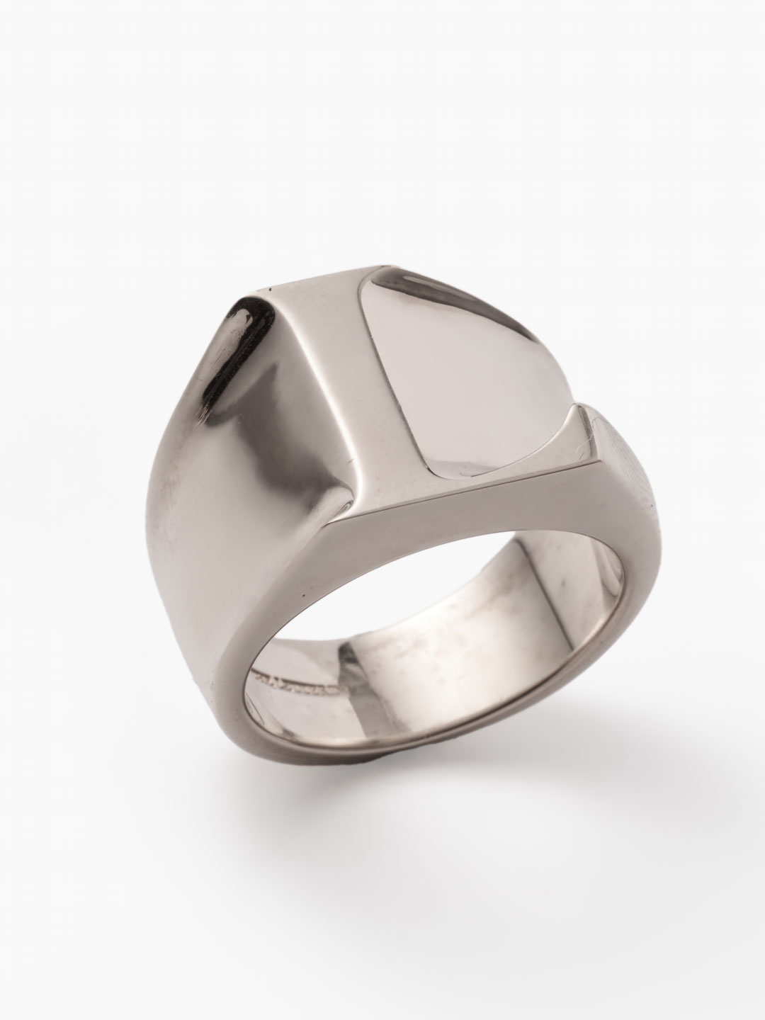 Alphabet Ring L - Silver