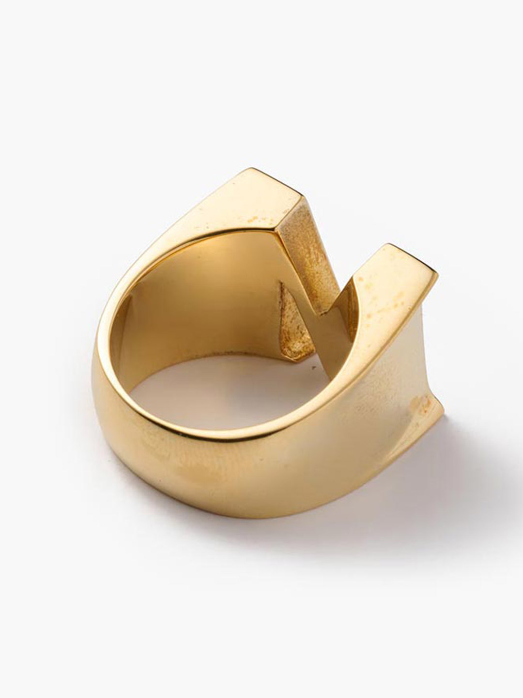 THE LETTERING | アルファベット リング M - ゴールド | ESCAPERS