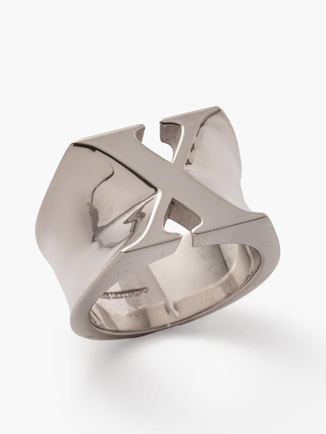 Alphabet Ring X - Silver