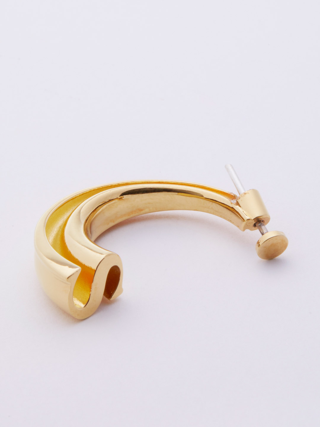 Alphabet Pierced Earring S  - Gold