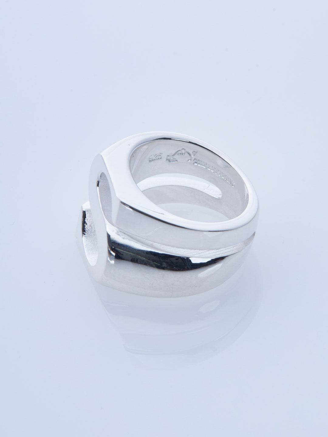 Alphabet Pinky Ring S  - Silver