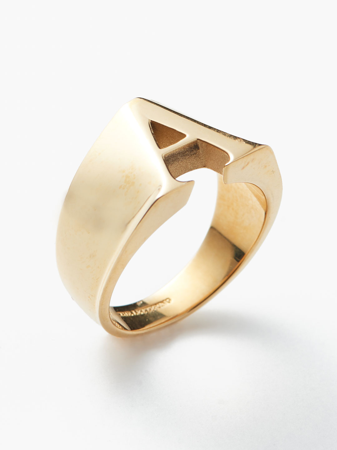 THE LETTERING(ザ レタリング) | 18K アルファベット リング A
