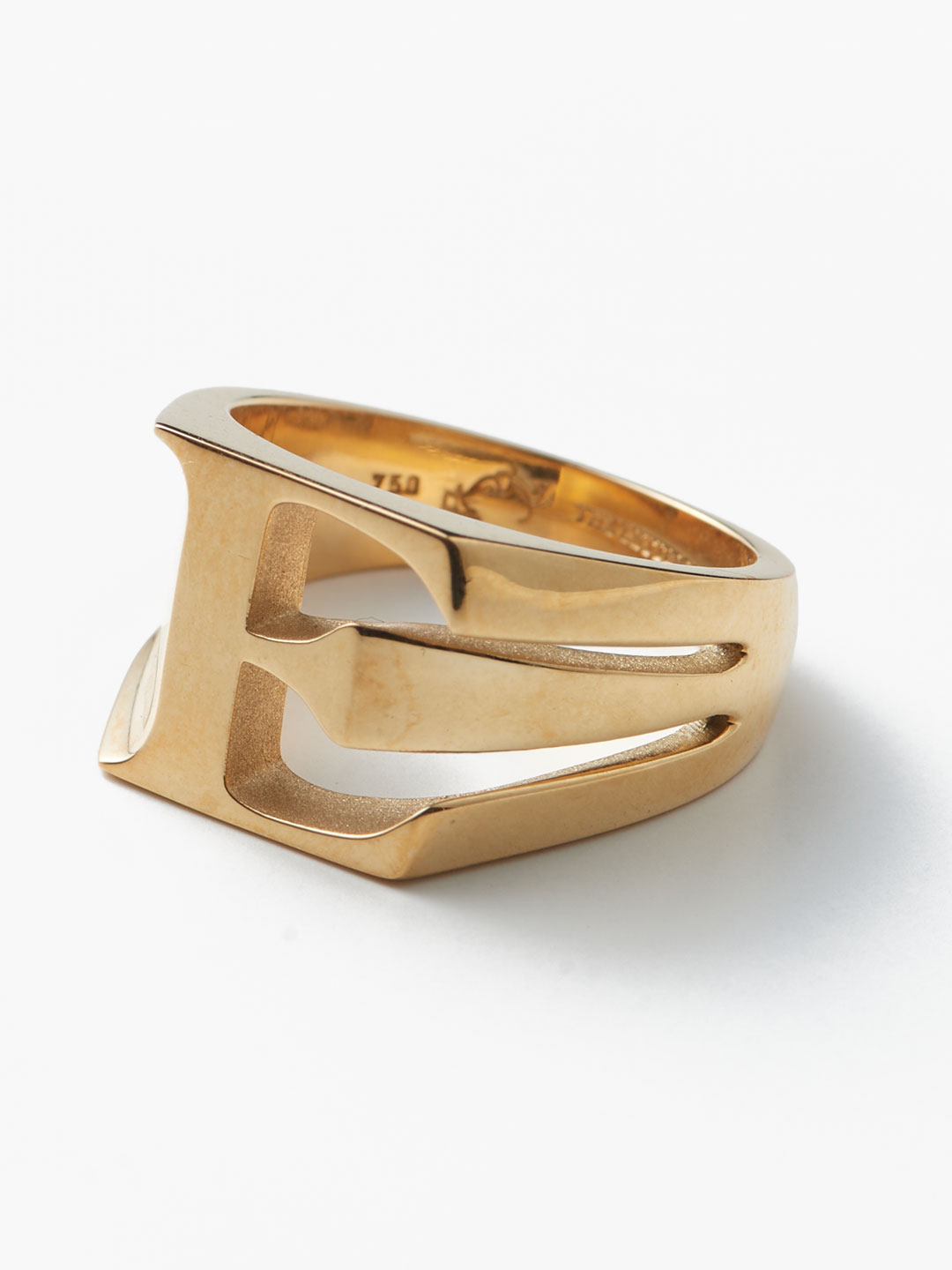 THE LETTERING(ザ レタリング) | 18K アルファベット ピンキー リング 