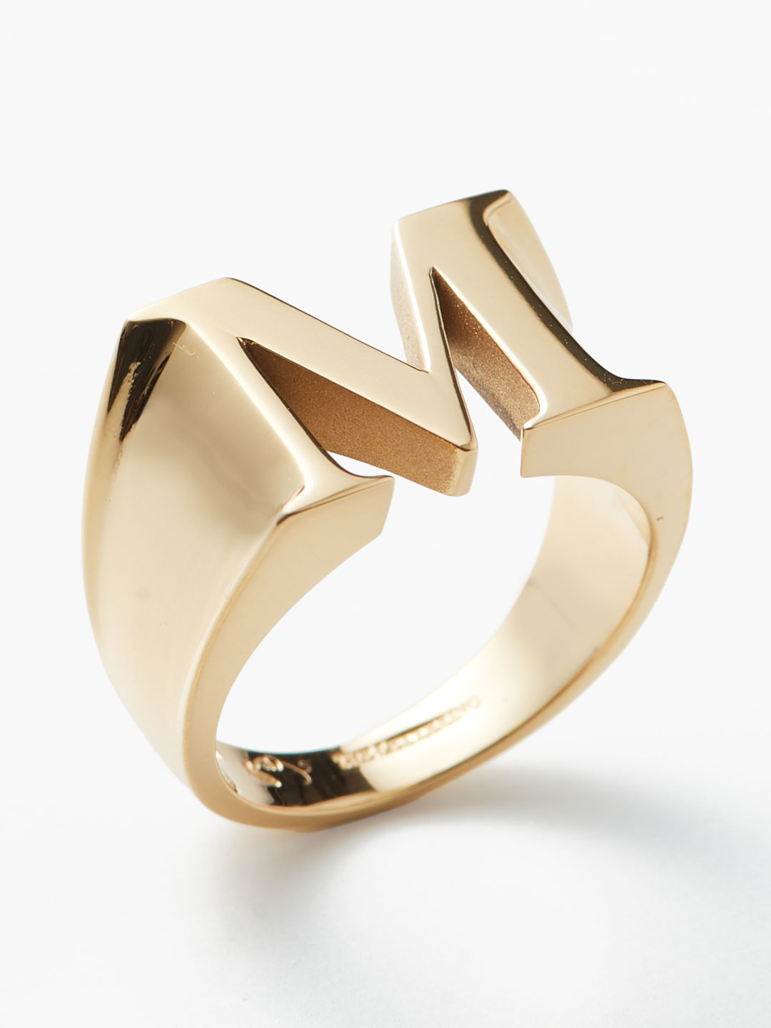 THE LETTERING(ザ レタリング) | 18K アルファベット リング M
