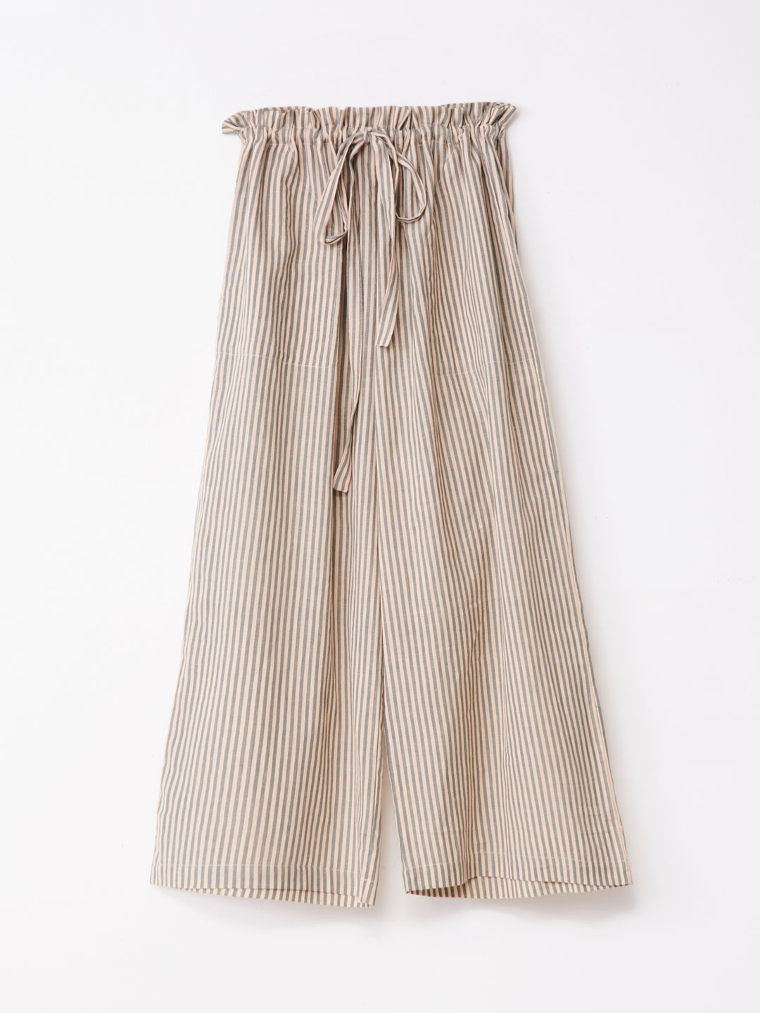 Peach Stripe Pant - Khaki