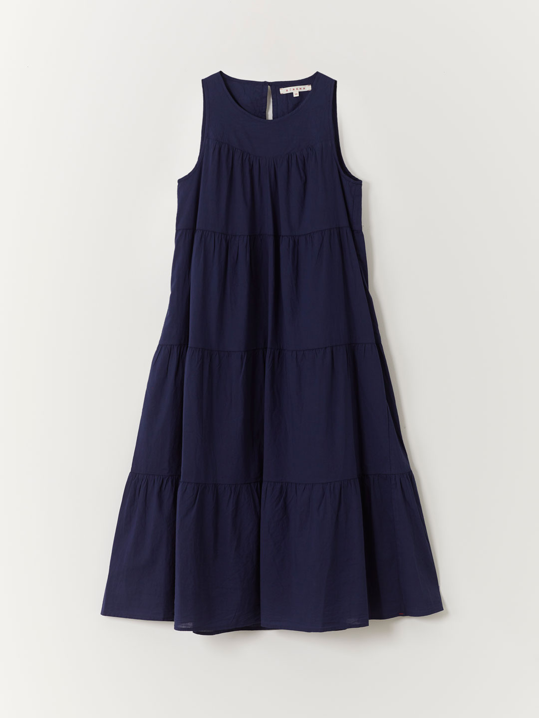 Eva Cotton Poplin Onepiece - Navy