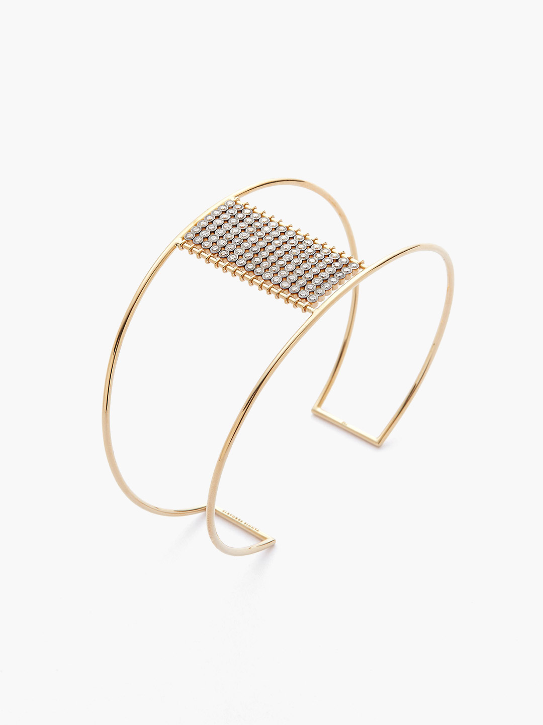 Hive Double Cuff Bracelet- Yellow Gold