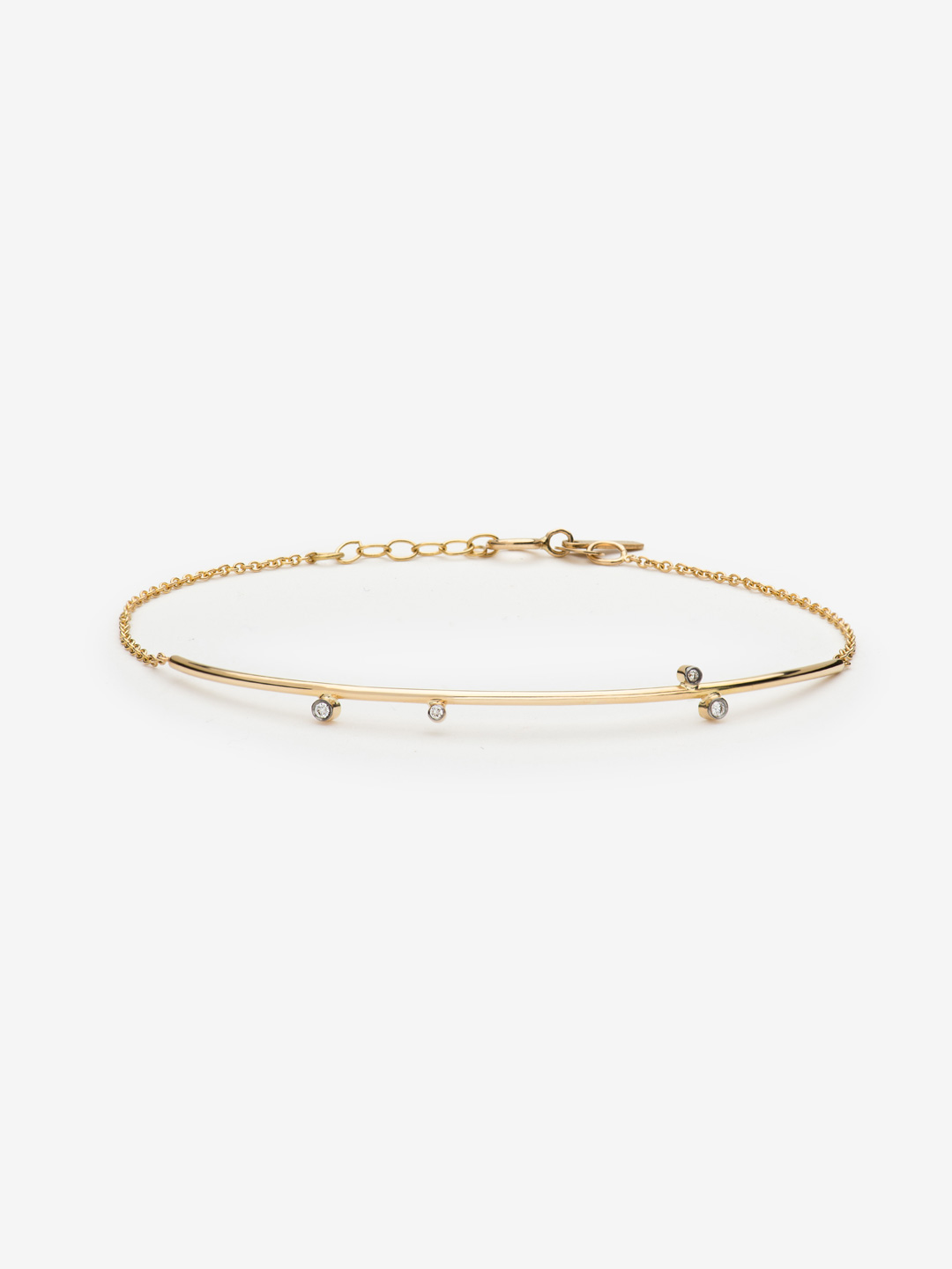 Fleurs Sauvages Half Bangle - Yellow Gold