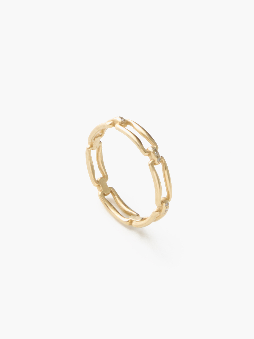 Immortelle Fine Chain Ring - Yellow Gold