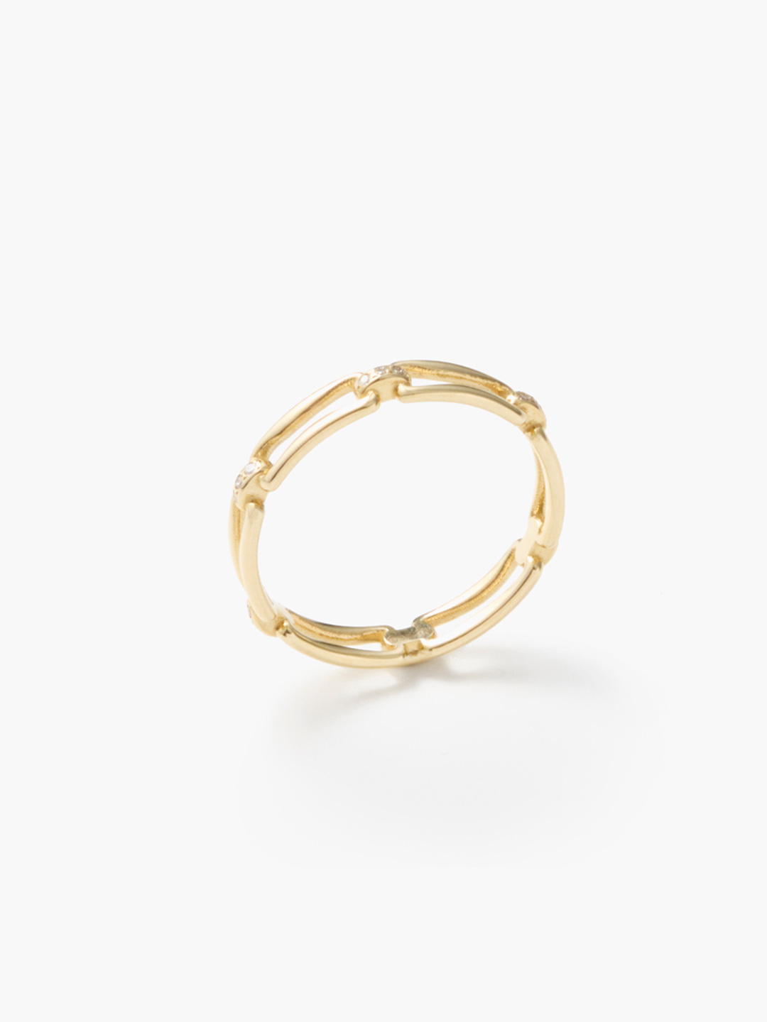 Immortelle Fine Chain Ring - Yellow Gold