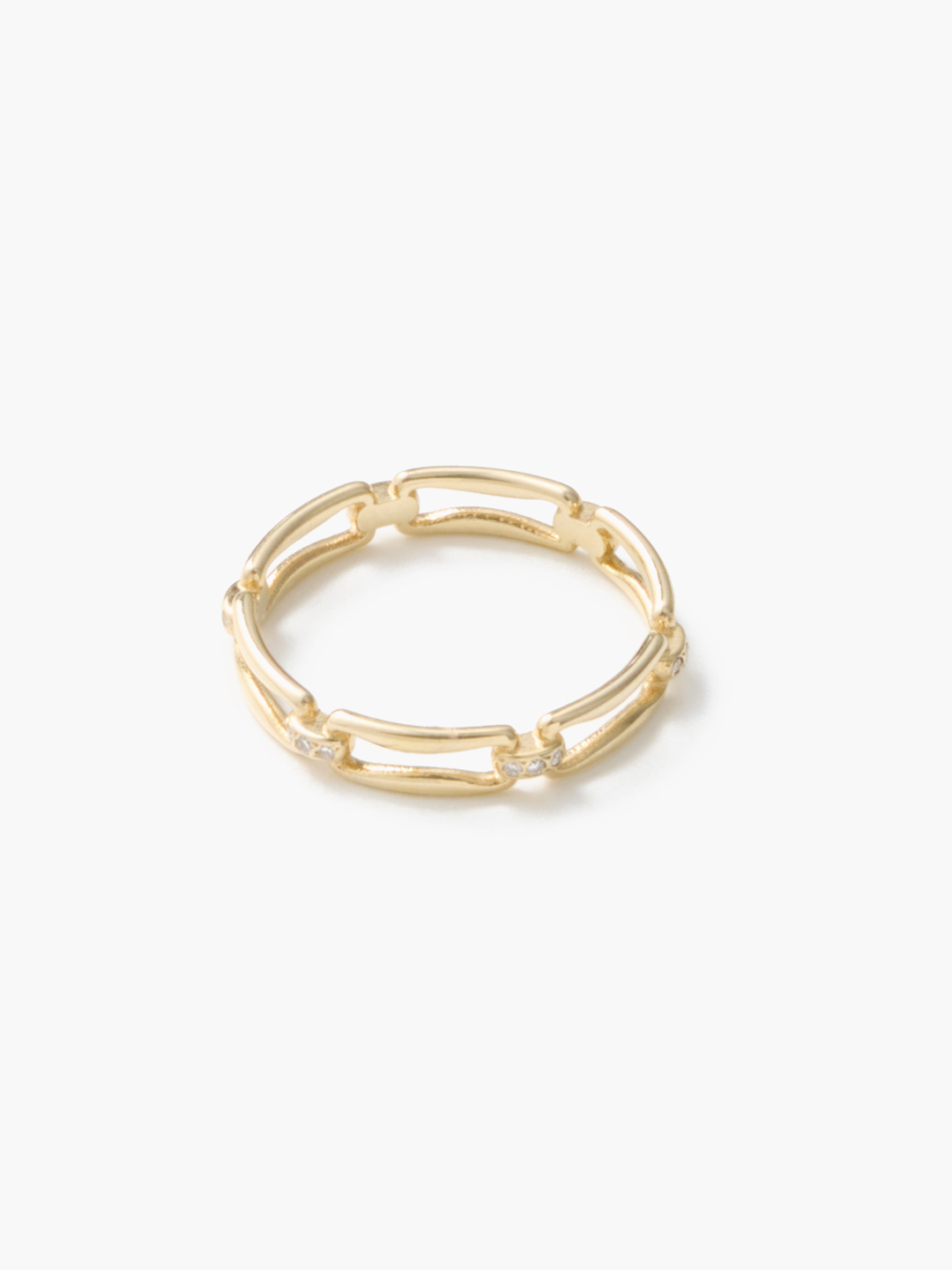 Immortelle Fine Chain Ring - Yellow Gold