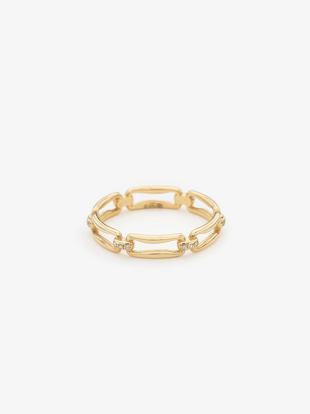 Immortelle Fine Chain Ring - Yellow Gold
