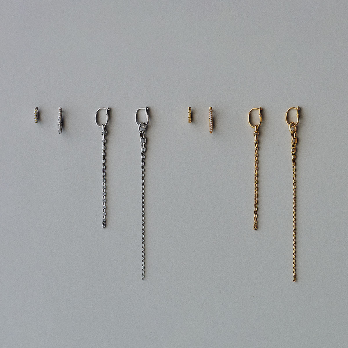 kiuna Product Stories 02Pierced Earrings<br />
— Chains of Light, Links of Craft